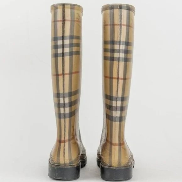 Burberry Haymarket Check Rainboots - Picture 3 of 6